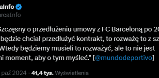 Wojciech Szczęsny nt. PRZEDŁUŻENIA UMOWY z Barcą!